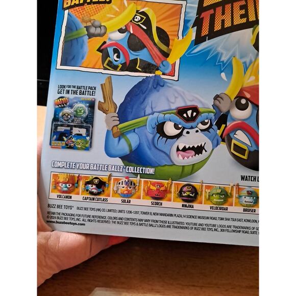 Battle Ballz Duel Pack Volcanon & Evil Robot New - Picture 4 of 6